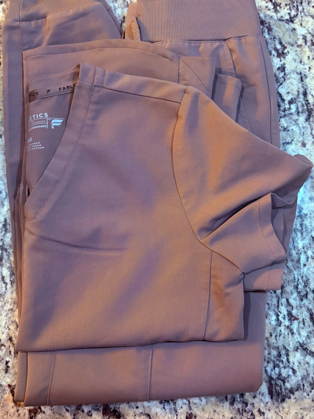 Fabletics Tan Scrub Set XSP